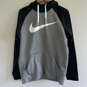 Nike Black and Gray Hoodie